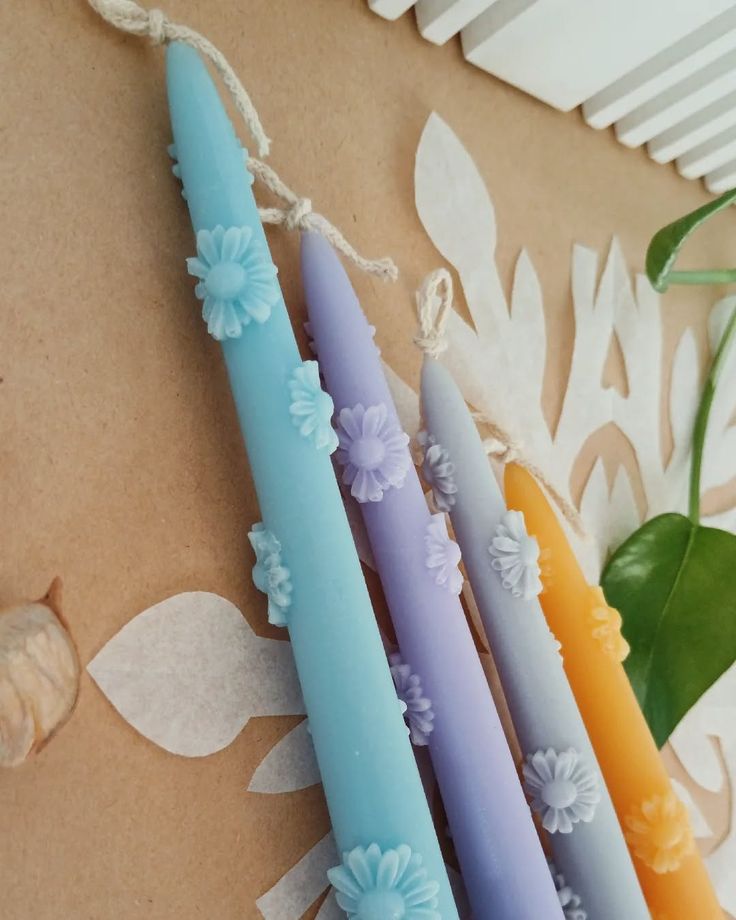 شمع قلمی بابونه