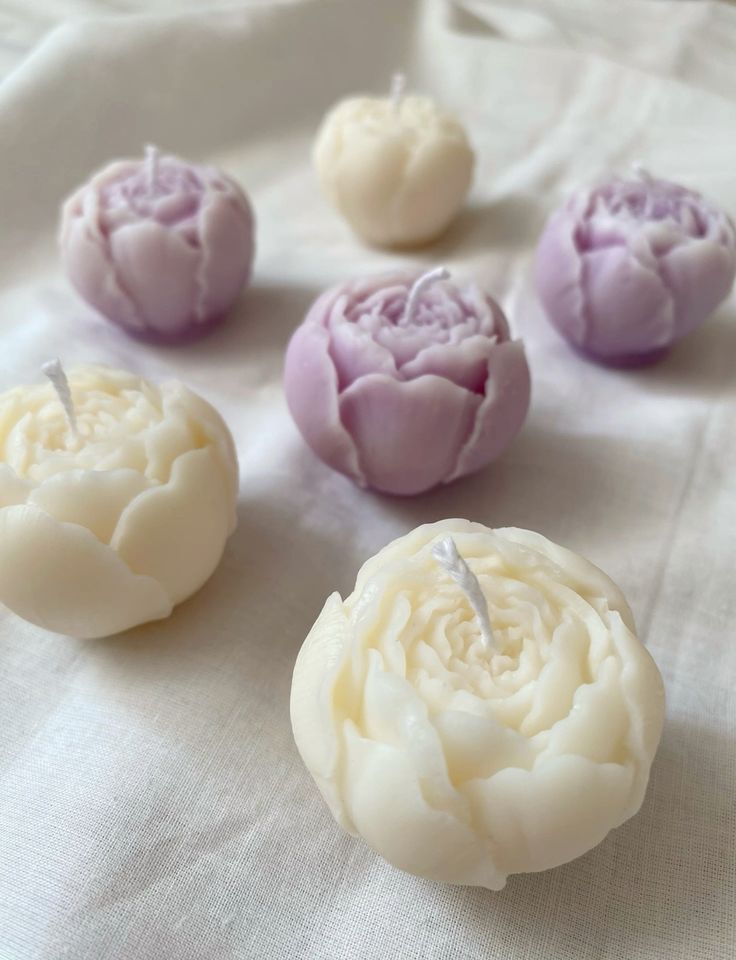 شمع گل پیونی کوچک